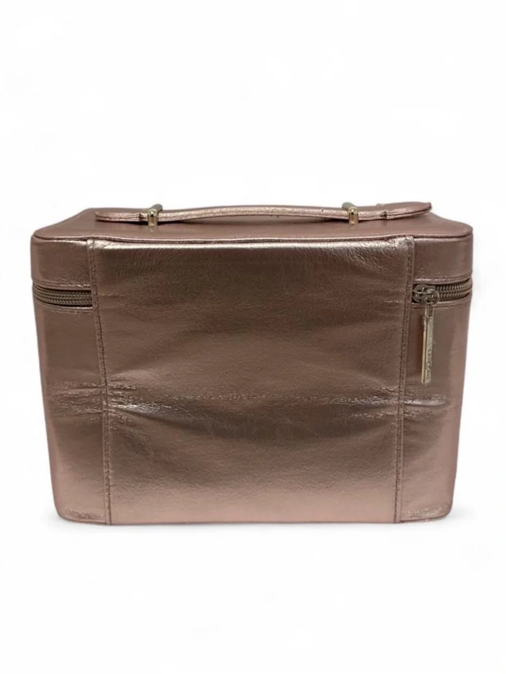 Lancôme Rose Gold Beauty Box Bag Makeup Accessories Case